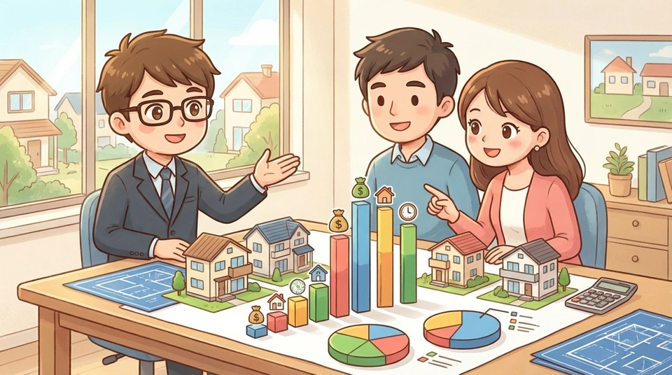 年収別｜住宅ローン月々の返済額と借入額の目安