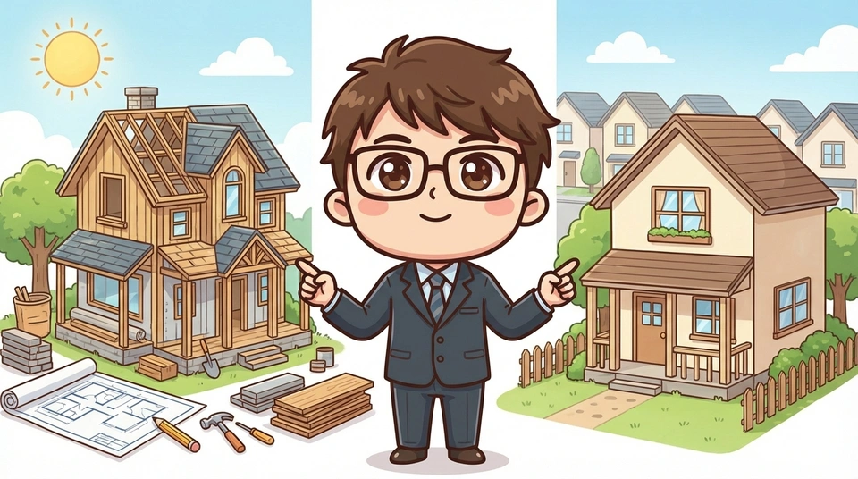 【6項目で徹底比較】注文住宅 vs 建売住宅