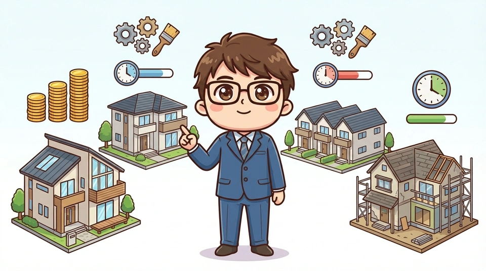 住宅タイプ4種の基本比較