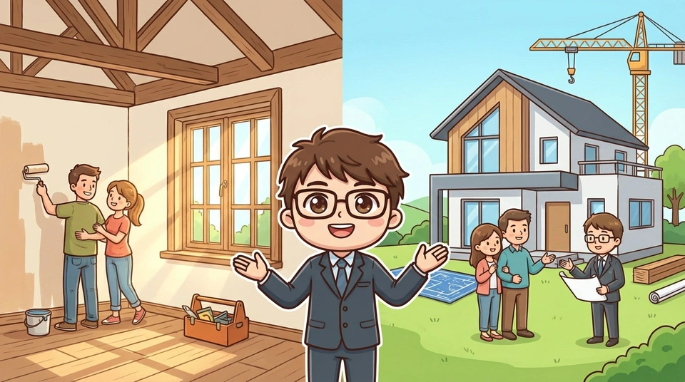 中古リノベが向いている人・注文住宅が向いている人