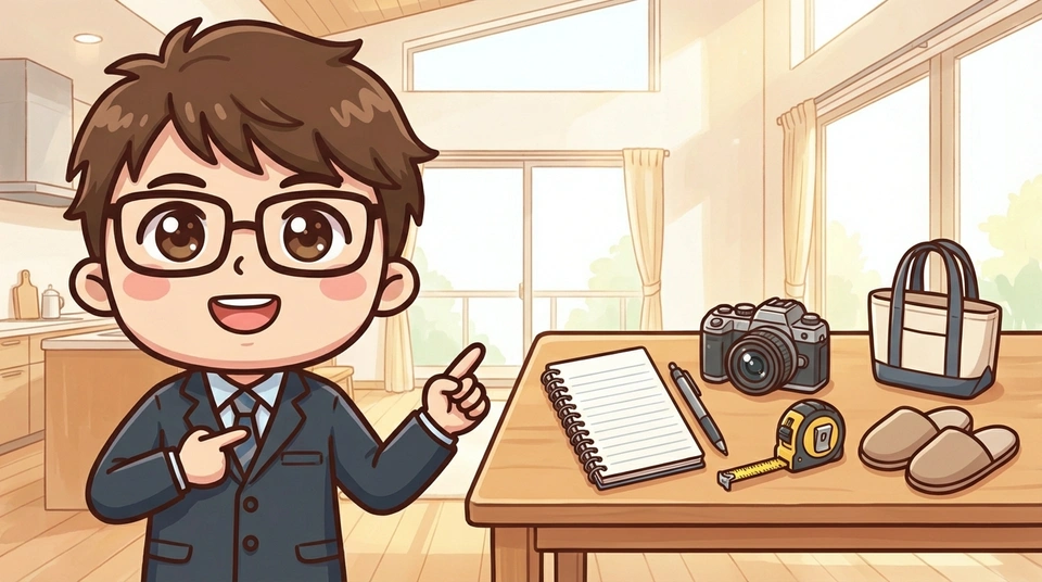 見学会の持ち物リスト