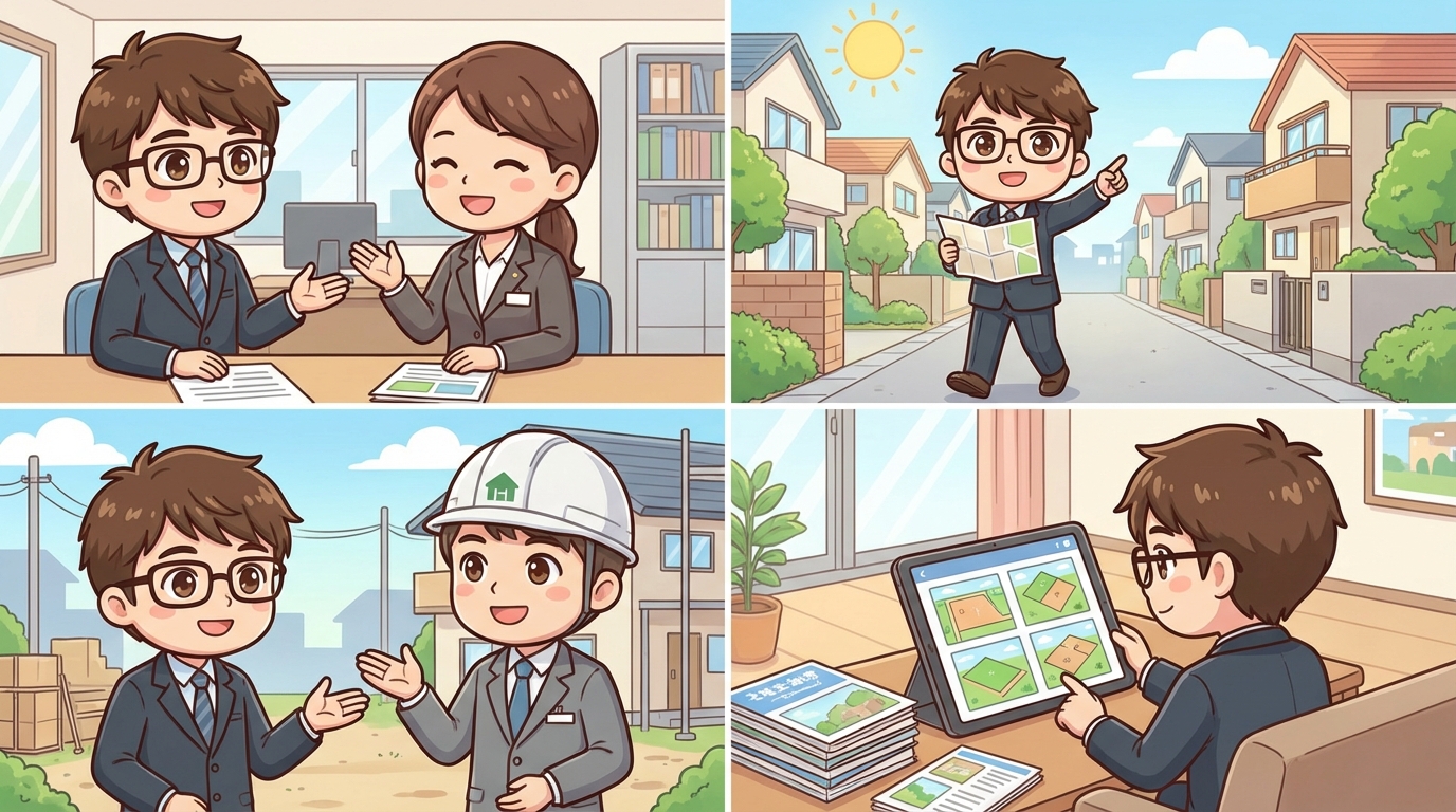 土地探しの方法4つ｜それぞれのメリット・デメリット