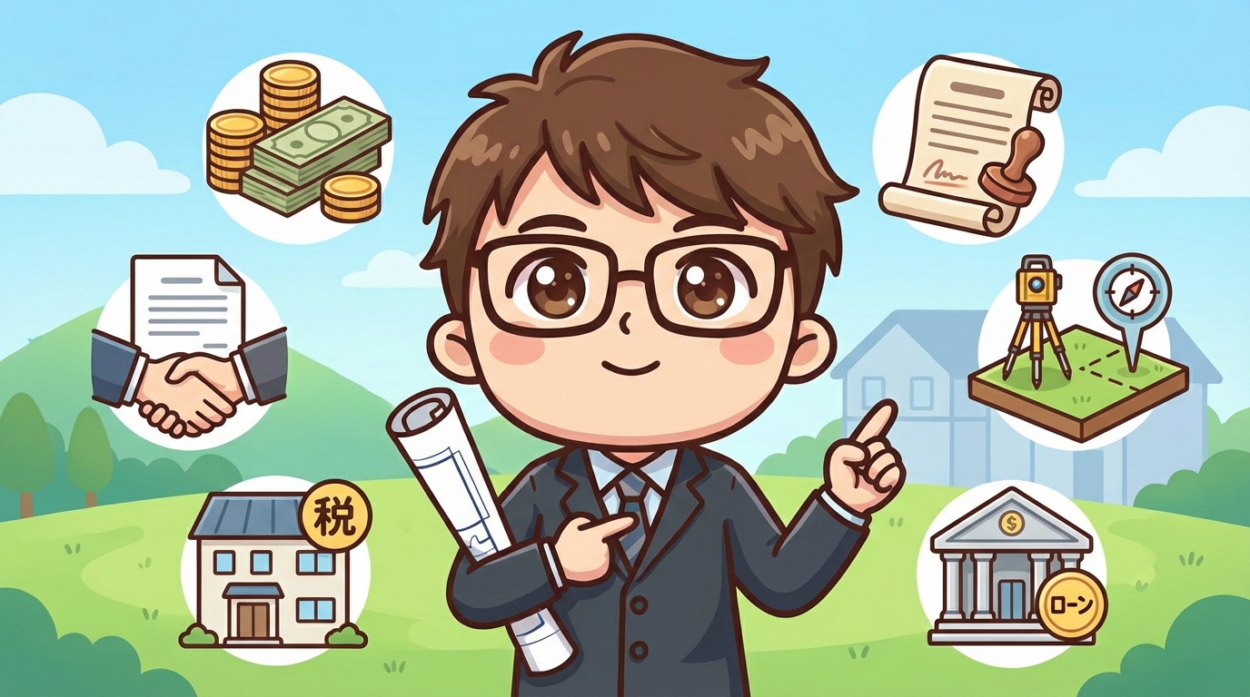 土地購入にかかる費用一覧