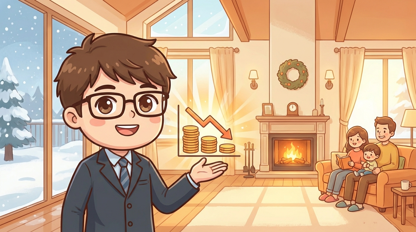 断熱等級を上げると光熱費はどれくらい安くなる？