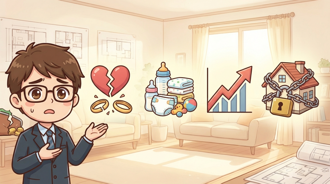 ペアローンの5つのデメリットと注意点