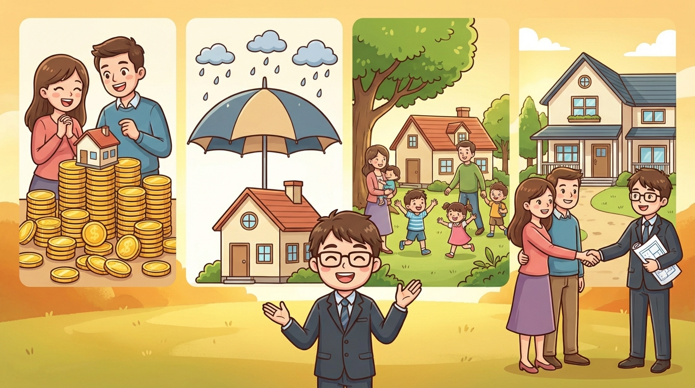 ペアローンで後悔しないための4つのポイント