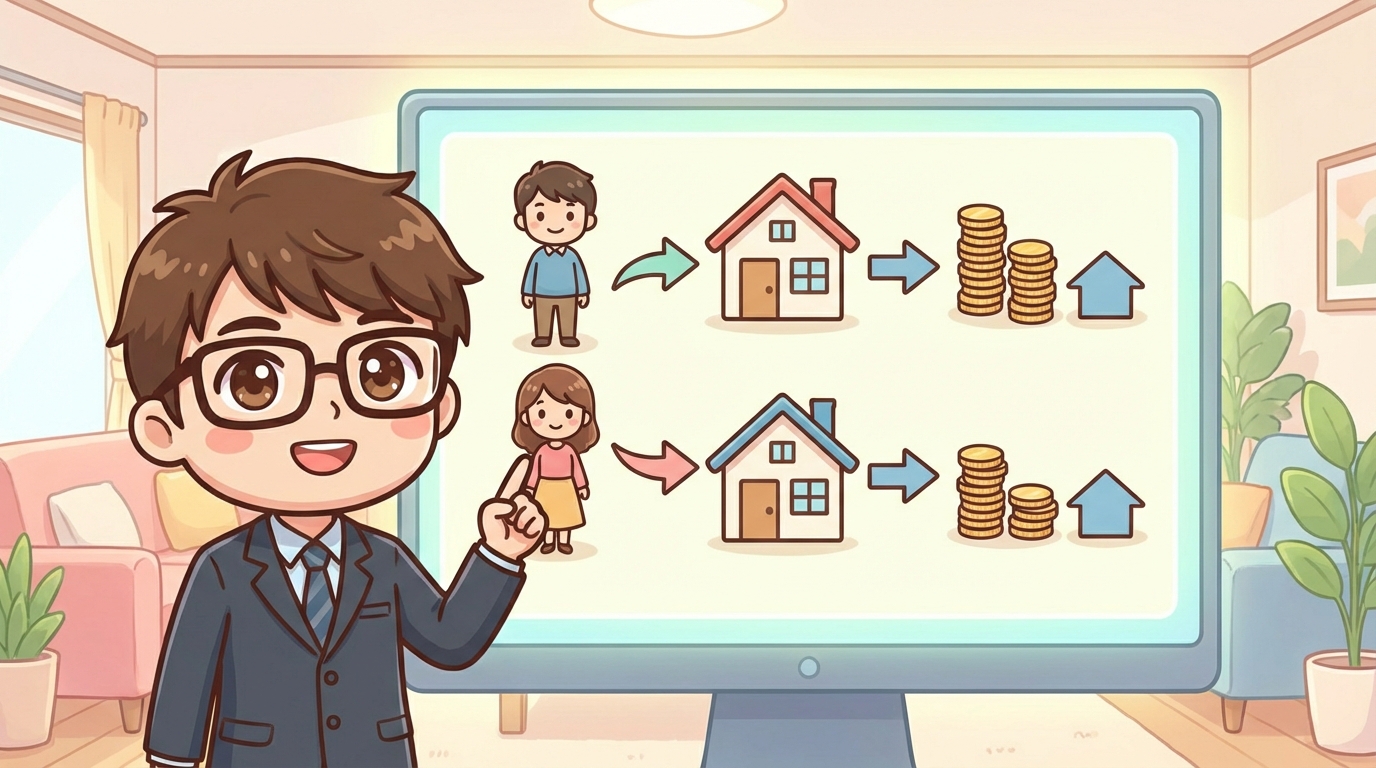 ペアローンのシミュレーション例