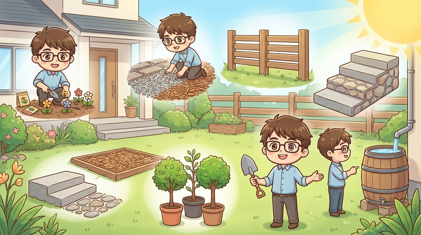 外構費用を賢く抑える7つのコストダウン術