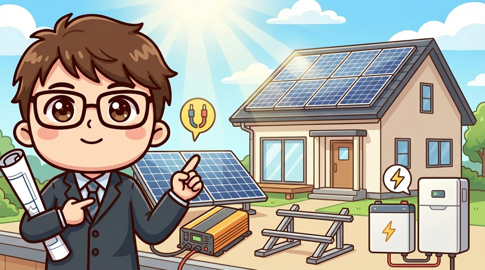 太陽光発電の設置費用と内訳【2026年最新】