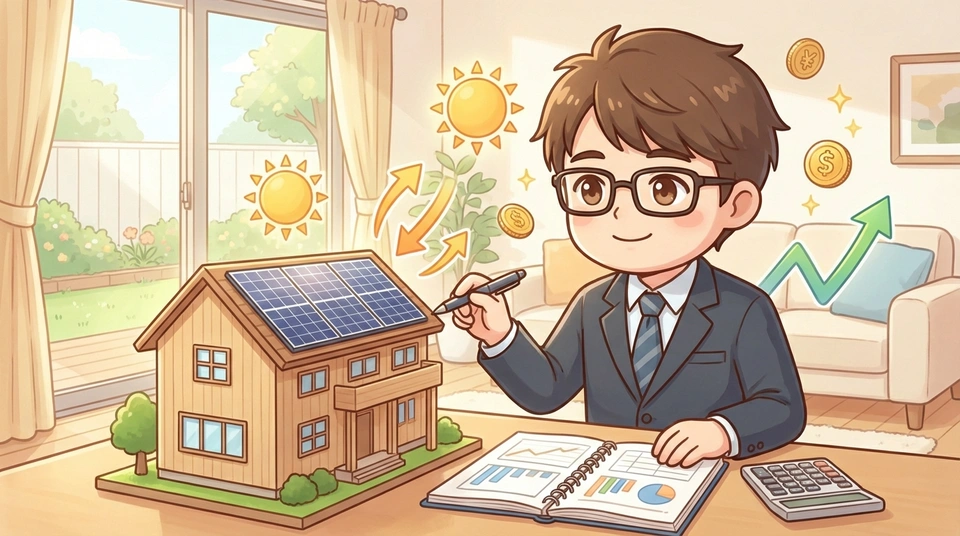 太陽光発電は元が取れるのか？回収シミュレーション