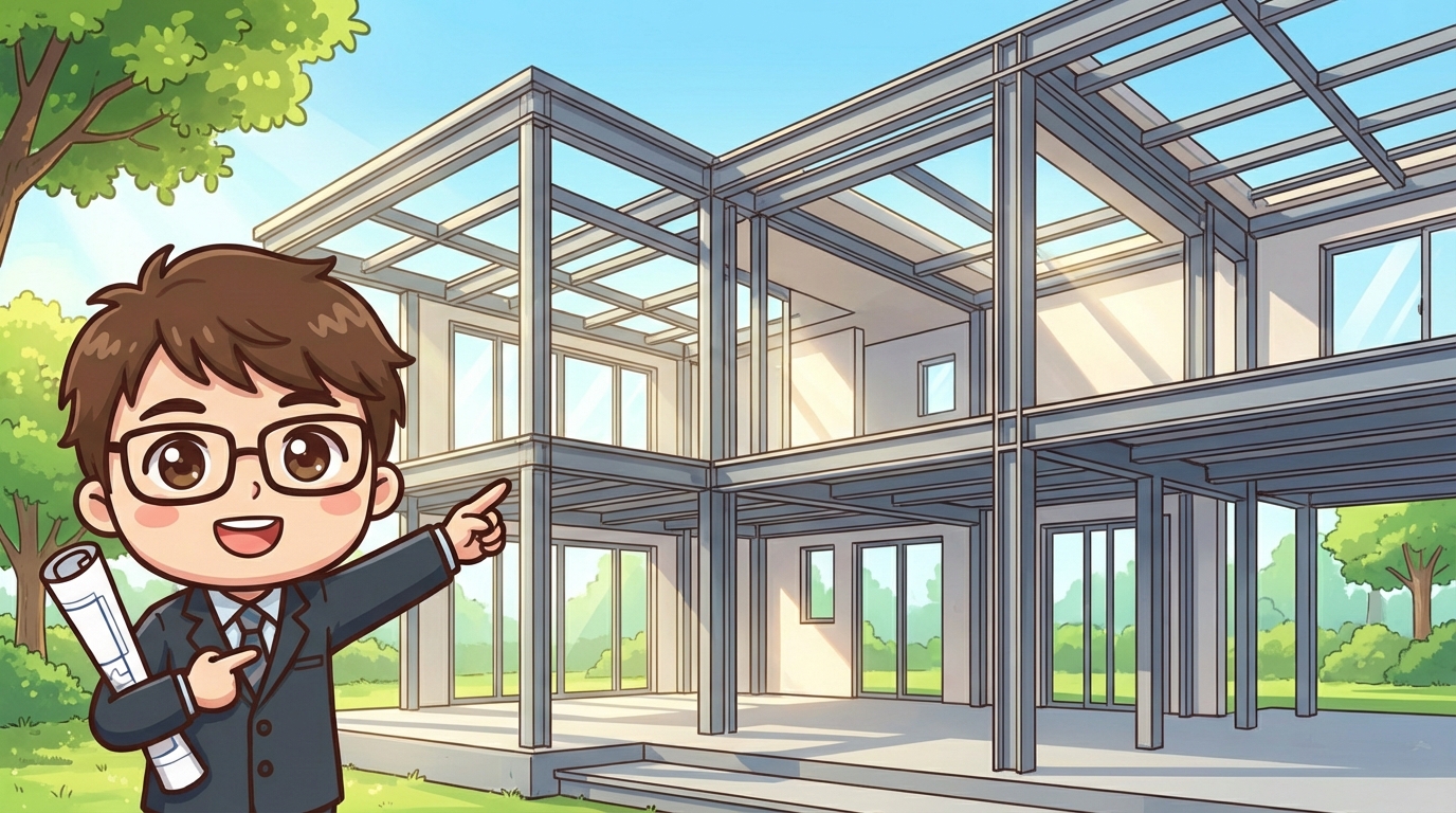 鉄骨造住宅の特徴｜大空間を求めるなら