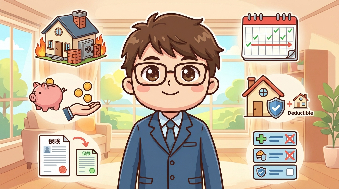 火災保険料を抑える6つのコツ