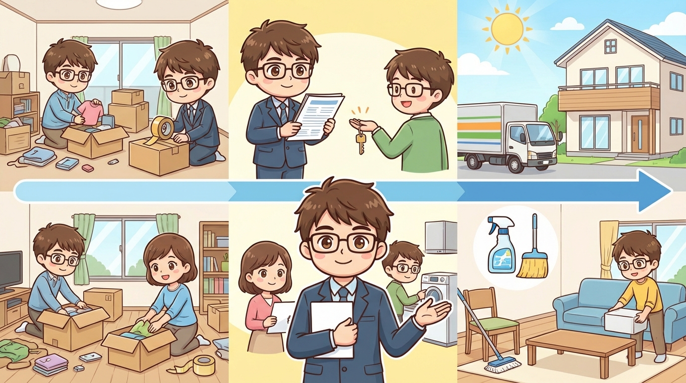 引越し前のやることリスト【時系列】