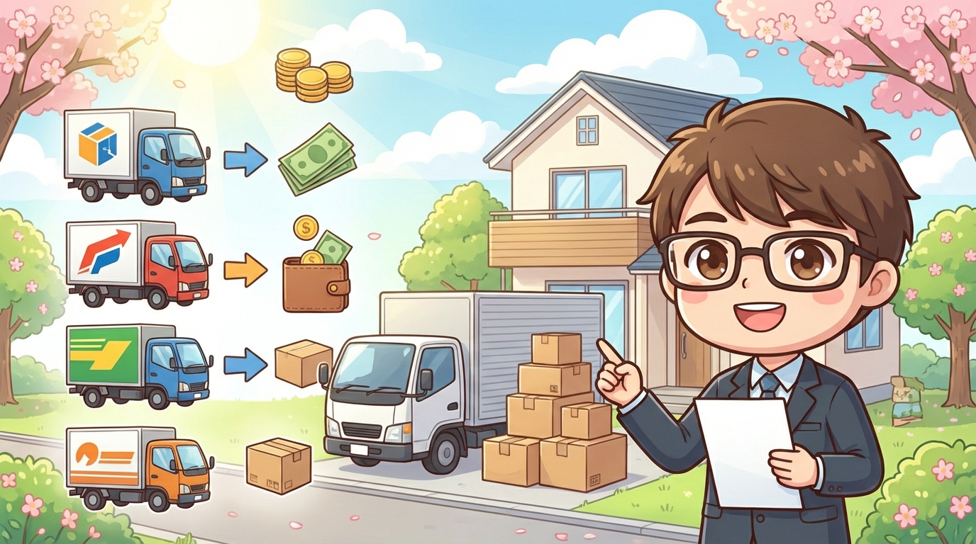 引越し業者の選び方と費用の目安