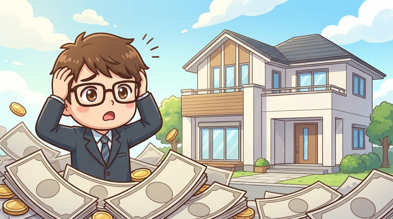 【後悔①】想定よりも数百万円高くなった