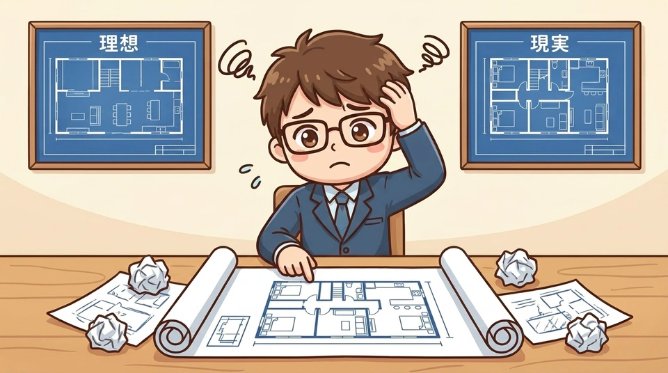 【後悔③】間取りの自由度が思ったより低かった