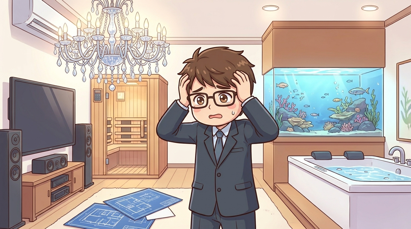 【後悔⑤】不要なオプションにお金をかけすぎた