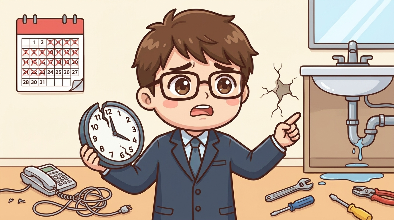 【後悔④】アフターサービスの対応が遅い