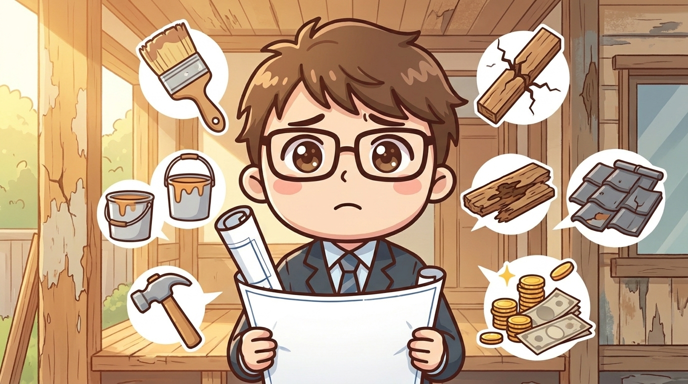 【後悔④】木造なのにメンテナンスコストが高い