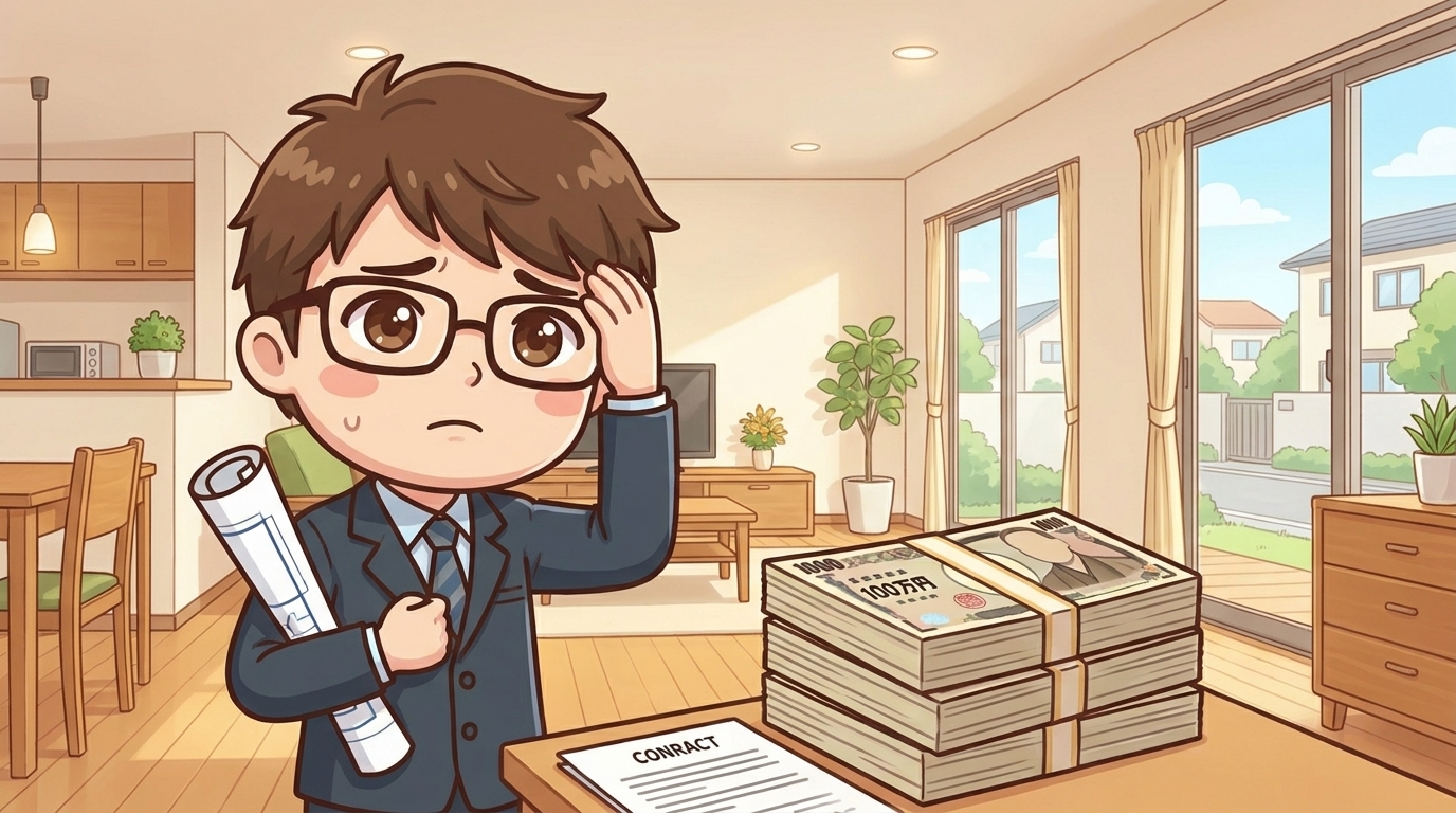 やめた理由③：仮契約の100万円に抵抗があった