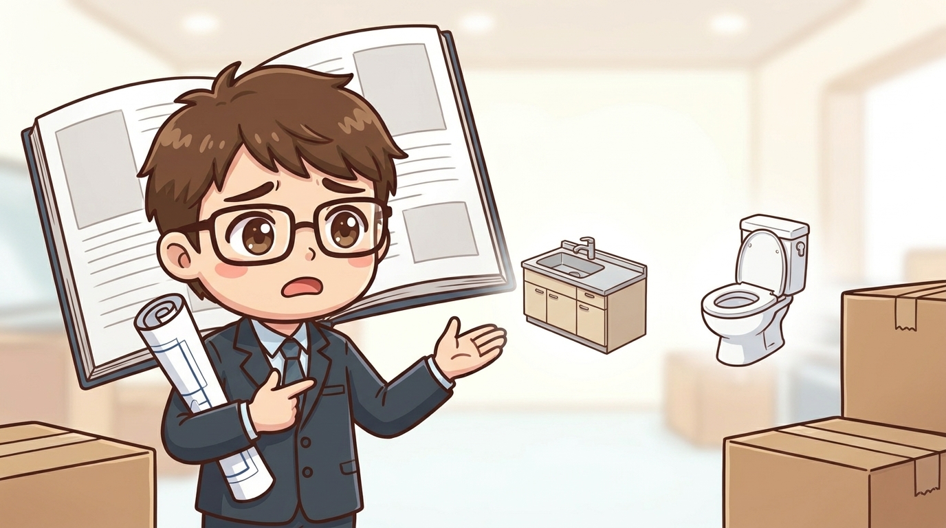 やめた理由⑤：設備の選択肢が少なすぎた