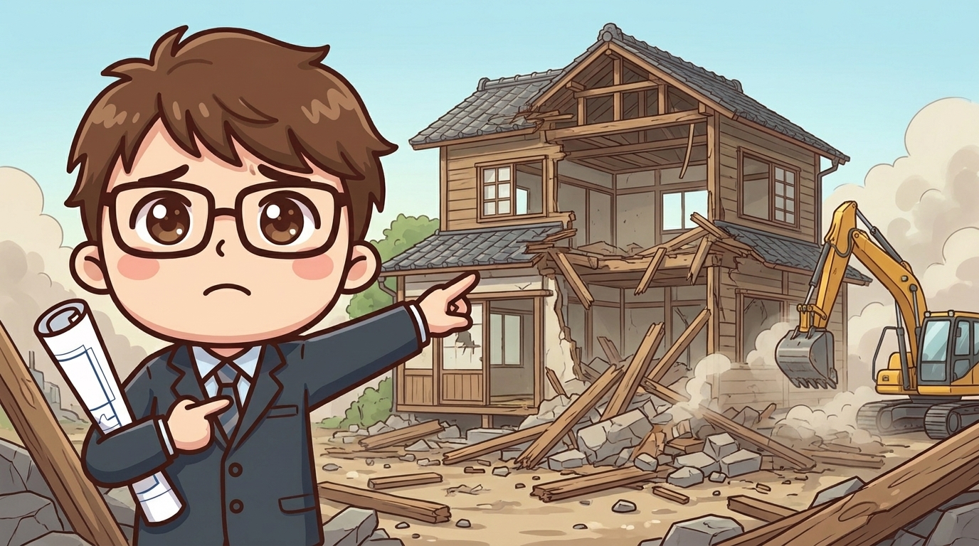 【後悔⑤】解体・建て替え費用が高い