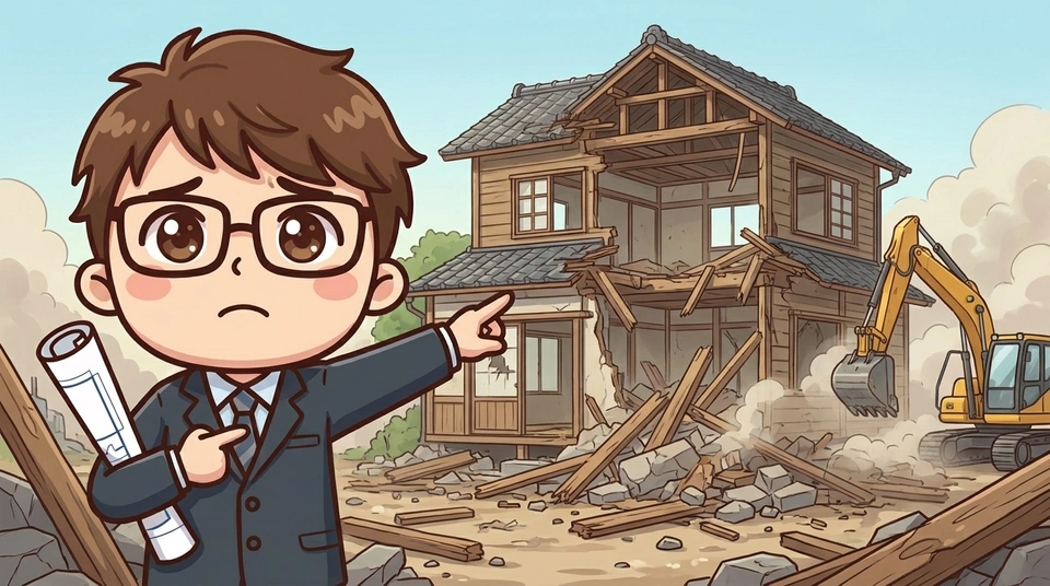 【後悔⑤】解体・建て替え費用が高い