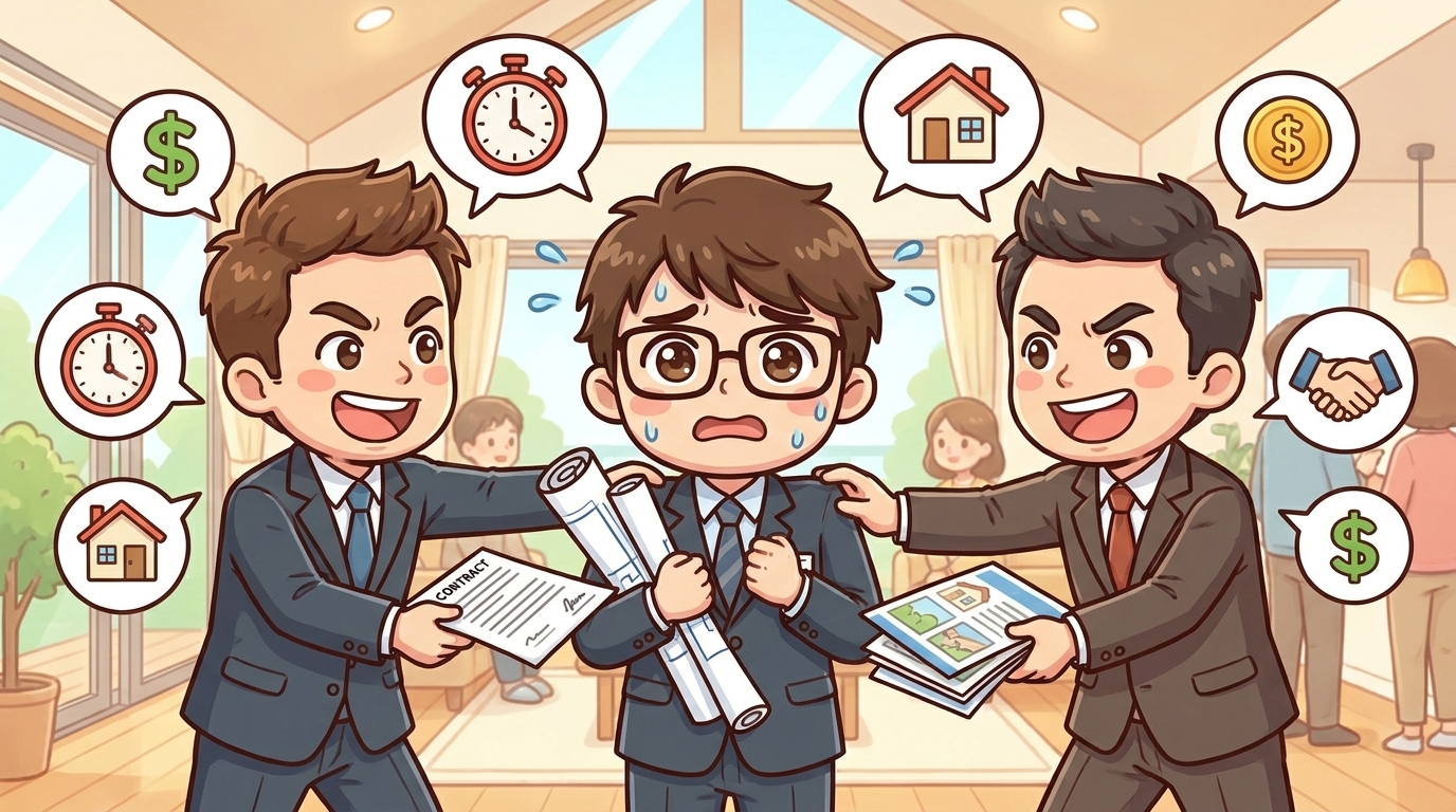 やめた理由③：営業のプレッシャーが強かった