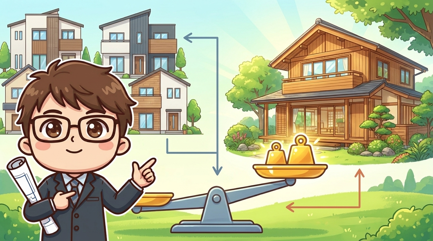 住友林業と他社の比較