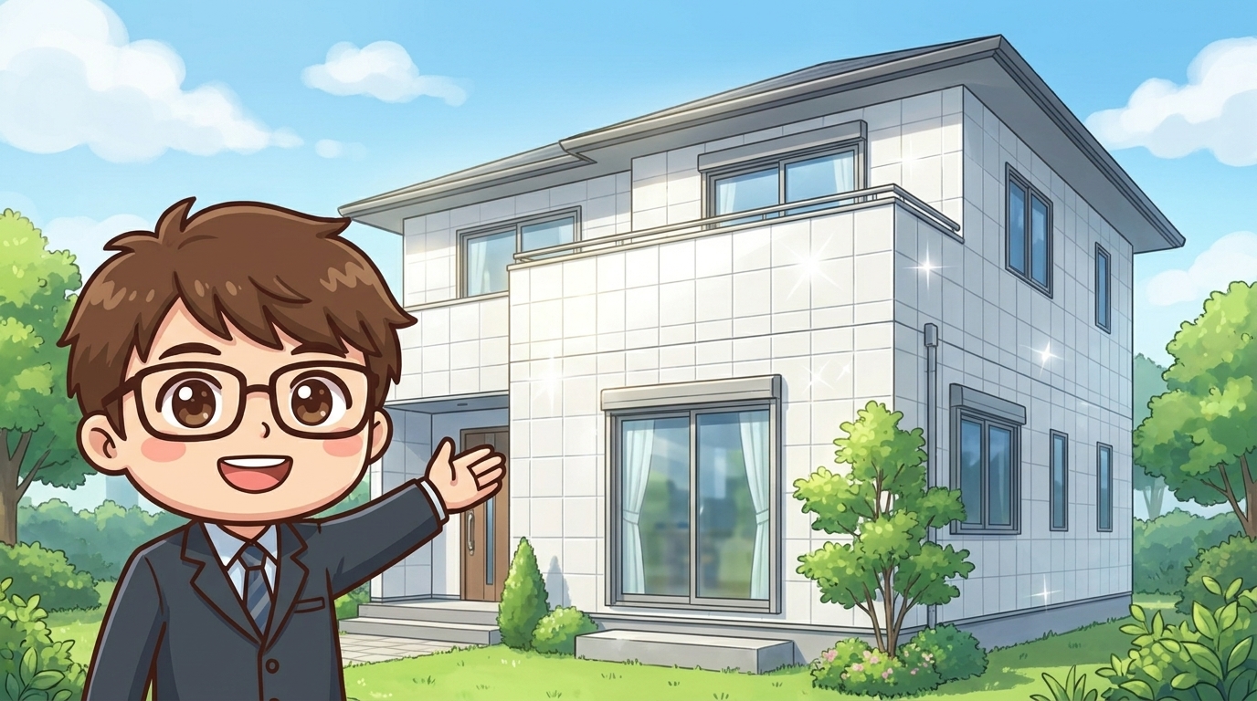 【住まぽち利用者インタビュー】築3年のキラテックタイルの状態