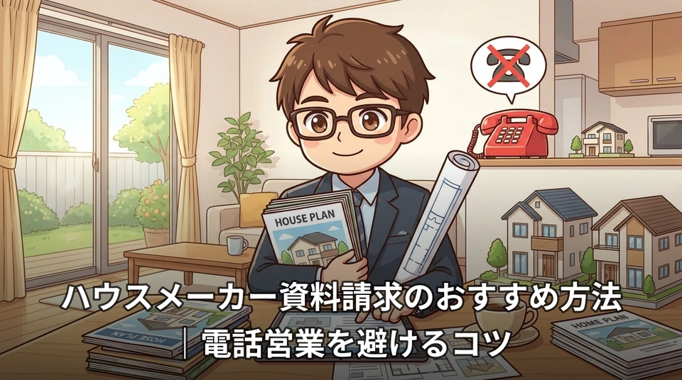 ハウスメーカー資料請求のおすすめ方法|電話営業を避けるコツ