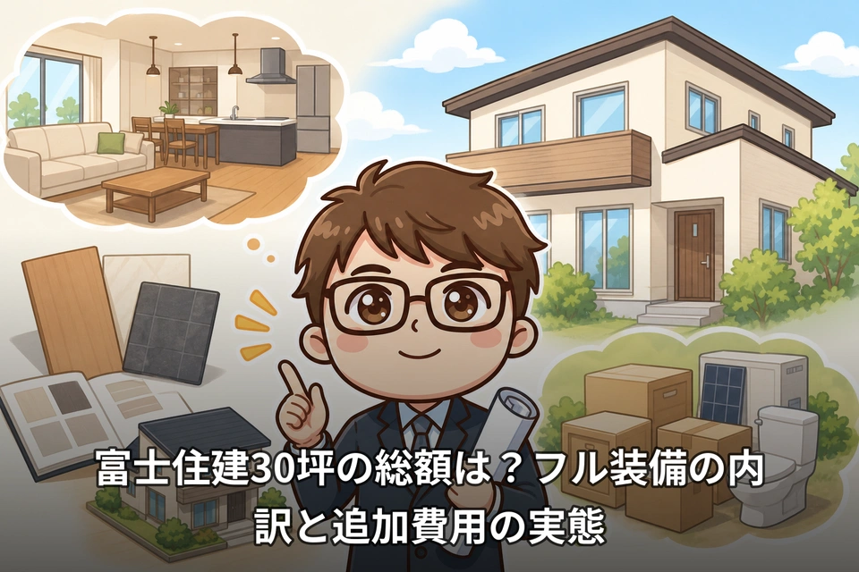富士住建フル装備いらないものは?総額と内訳
