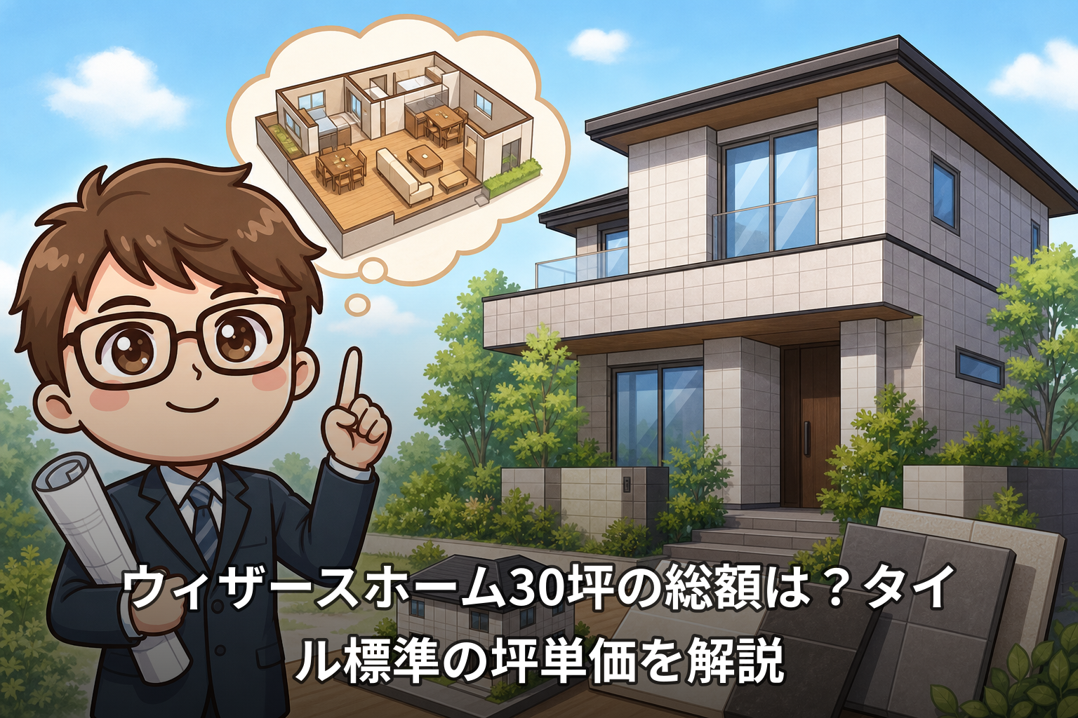 ウィザースホーム坪単価が安い理由と見積もり内訳