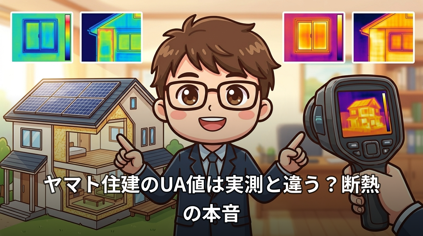 ヤマト住建のUA値は実測と違う?断熱の本音