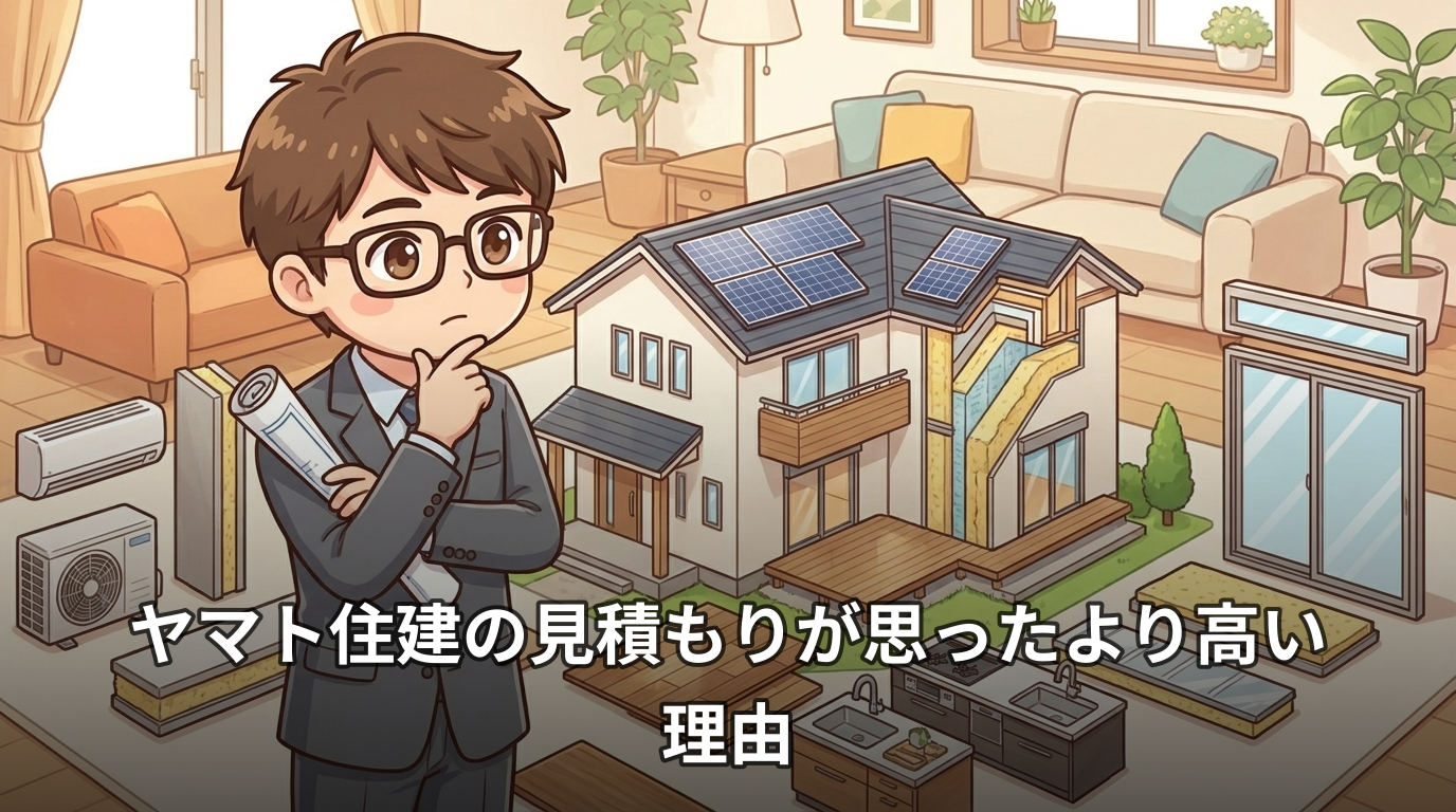 ヤマト住建の見積もりが思ったより高い理由