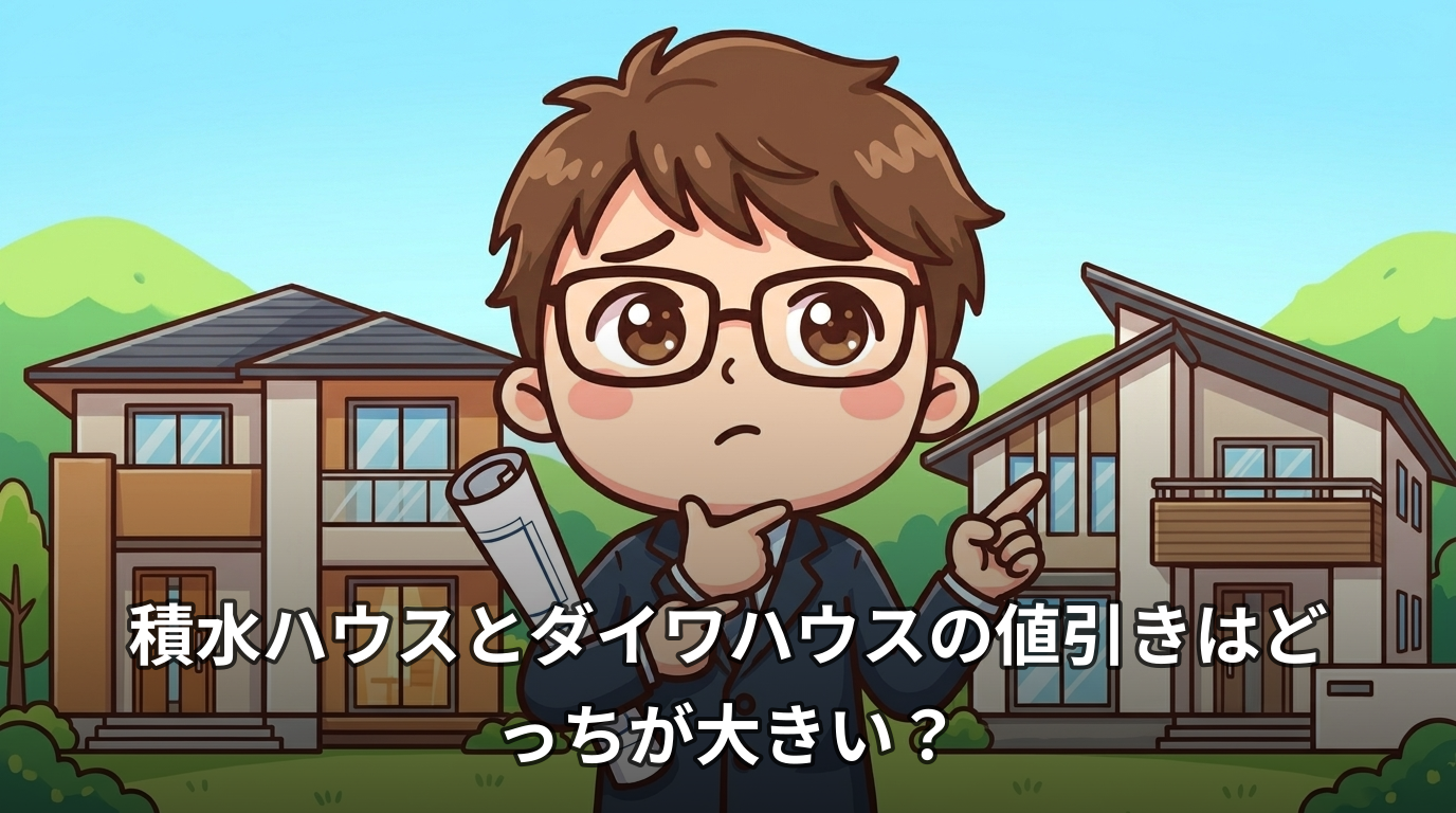 積水ハウスとダイワハウスの値引きはどっちが大きい?