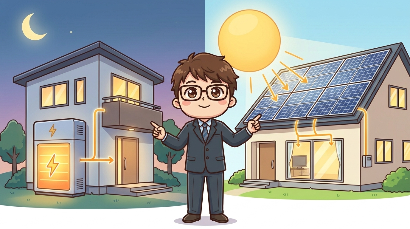 セキスイハイムの蓄電池 vs 一条の大容量太陽光｜どっちが得か