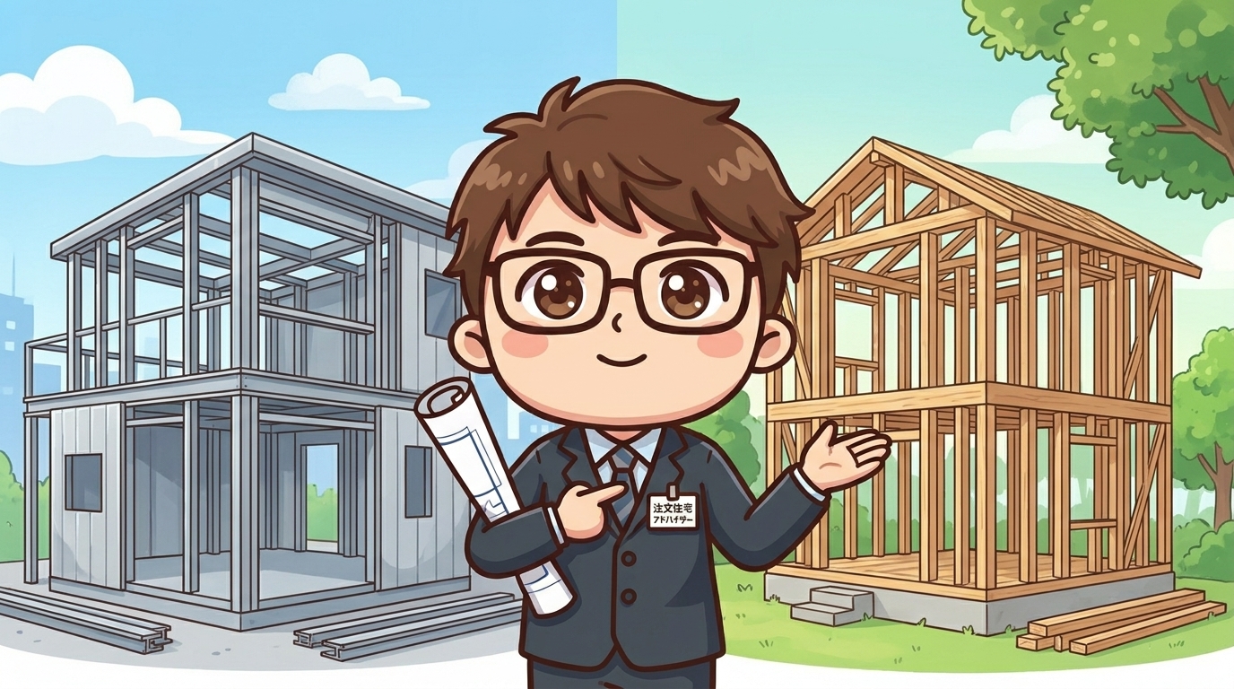 トヨタホーム平屋と他社平屋の比較｜鉄骨 vs 木造