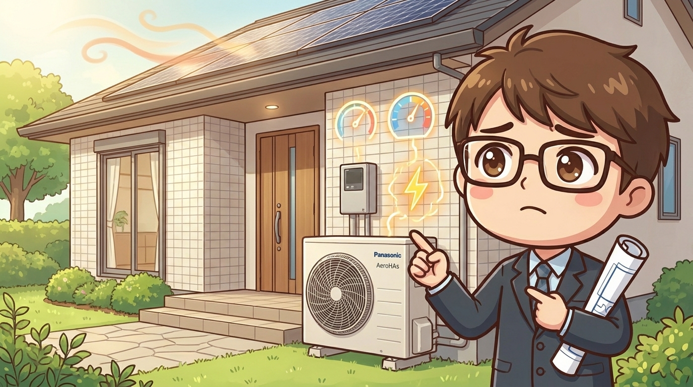 パナソニック 平屋 全館空調 電気代｜エアロハスは平屋だと高くなる？