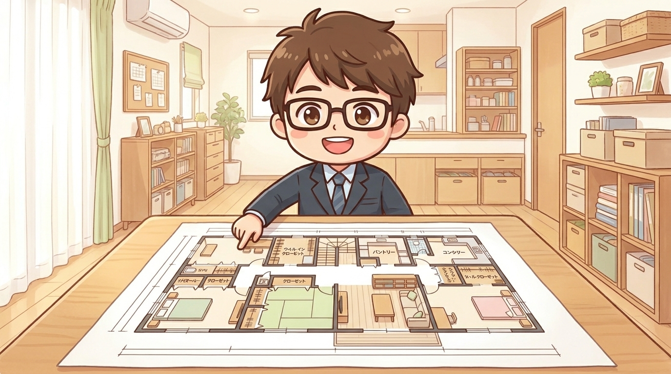 タマホーム 30坪 収納を増やした間取りパターン