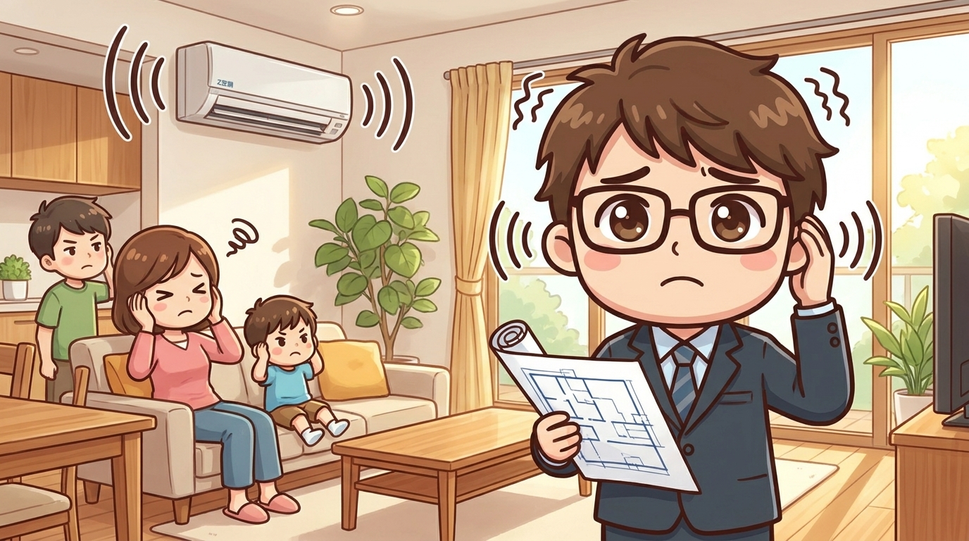 Z空調がうるさいと感じるのはどんなケース?