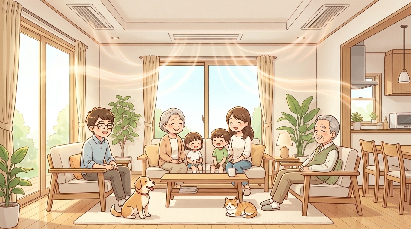 桧家住宅のZ空調を採用して満足している人の共通点