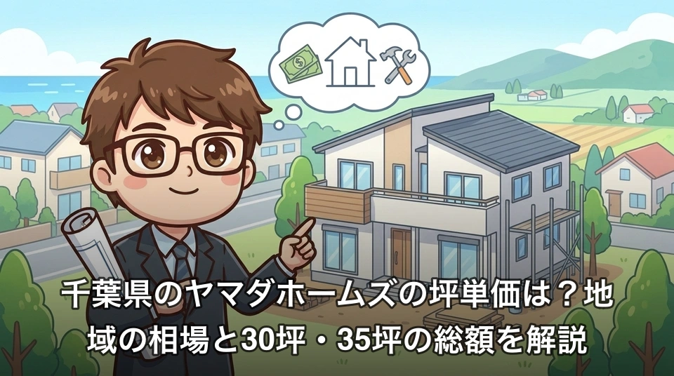 千葉県のヤマダホームズの坪単価は?地域の相場と30坪・35坪の総額を解説