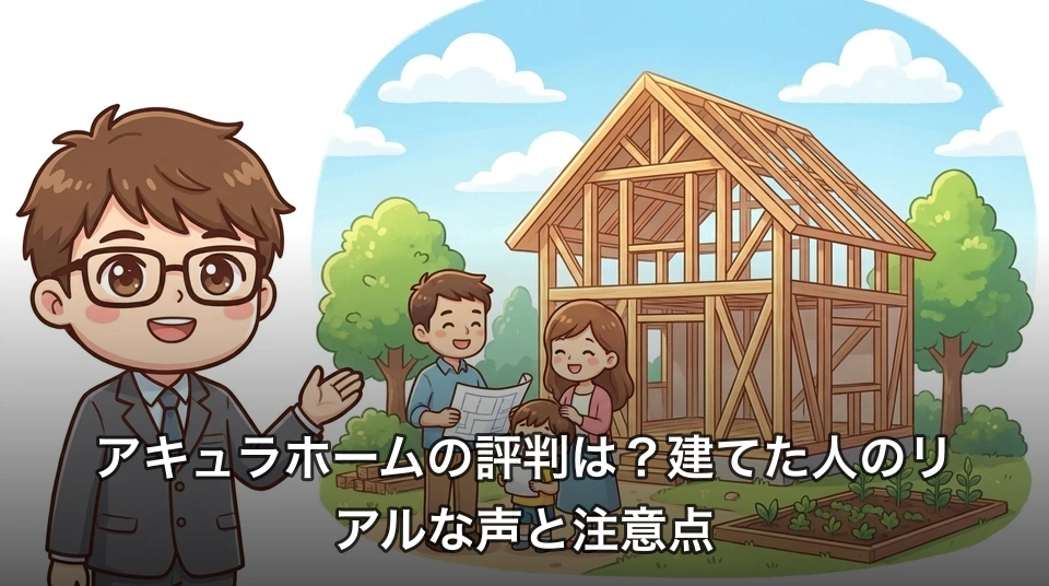 アキュラホームの評判は?建てた人のリアルな声と注意点