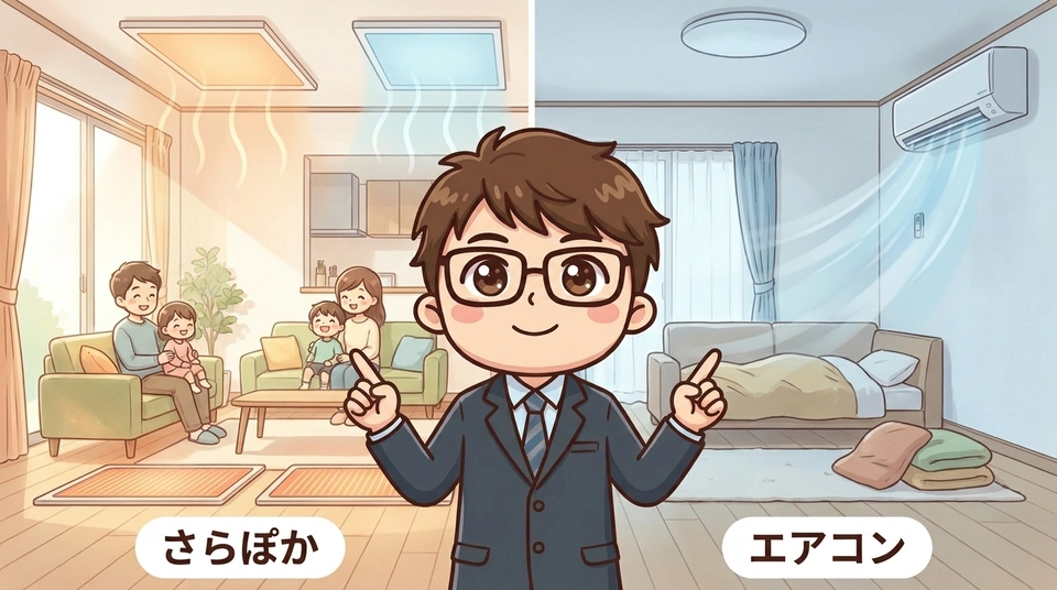 さらぽか空調は必要？エアコン運用との違い