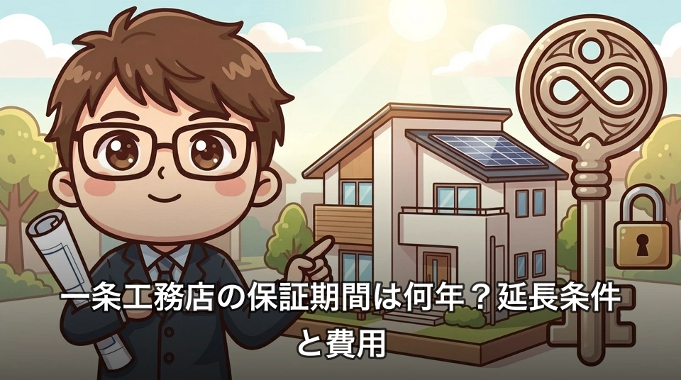 一条工務店の保証期間は何年?延長条件と費用