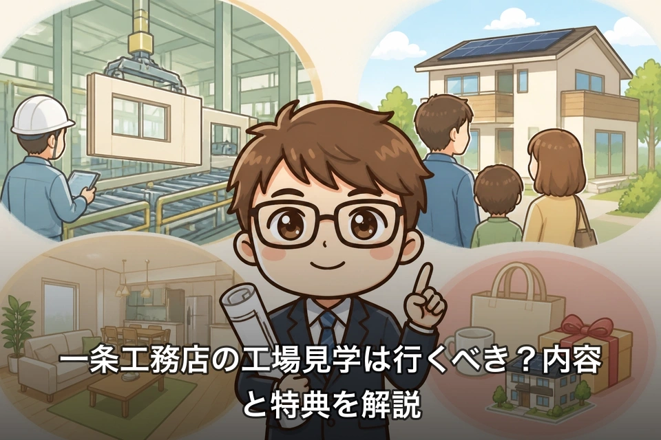 一条工務店の工場見学は行くべき?内容と特典を解説