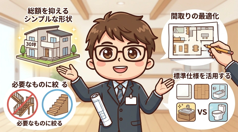 一条工務店30坪の総額を抑える現実的な方法
