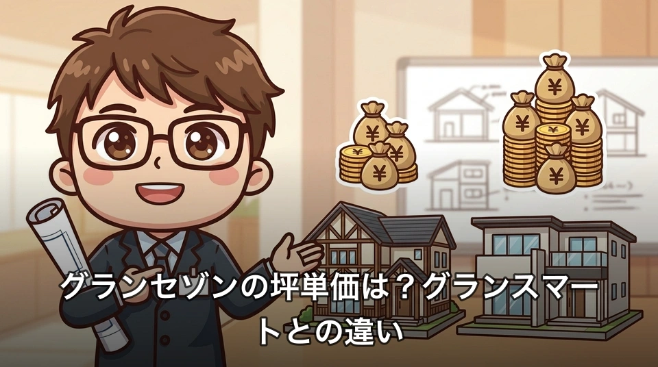 グランセゾンの坪単価は?グランスマートとの違い