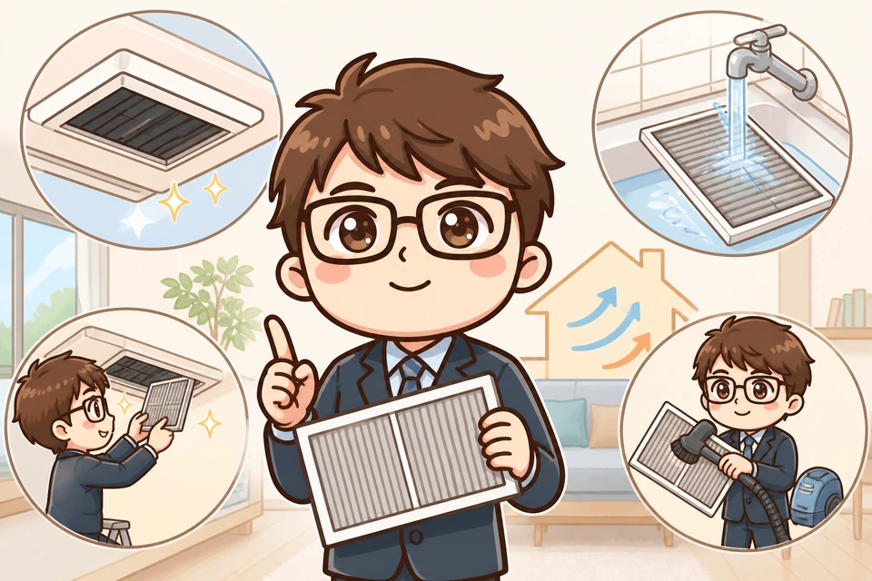 Z空調のフィルター交換・清掃にかかる費用と頻度